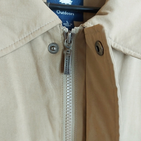 Roundtree & YORKE Outdoors men's jacket bomber coat size Large lightweight - Picture 6 of 15